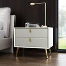 Installation-free Bedside Table Light Luxury Style Simple Modern Mini Bedroom White 40cm Nordic