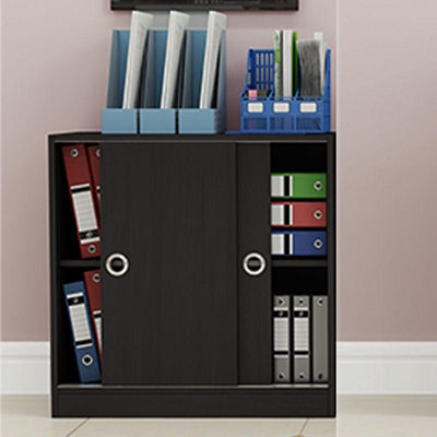 Custom Combination Bookcase Filing Cabinet Office Cabinet Push-pull Door Locker Wooden Panel Data