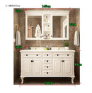 American Bathroom Cabinet Intelligent Mirror Cabinet Combination Bathroom Double Basin European Hand