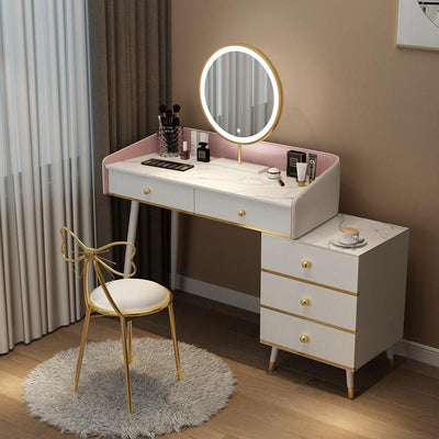 YICHANG Light Luxury Nordic Internet Celebrity Ins Style Dressing Table Bedroom Small Apartment