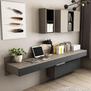 Desk Bookshelf Combination Nordic Simple Modern Small-family Computer Table and Study Table-top Desk