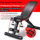 Zero Workout Bench Home Gym Bench Foldable Dumbbell Bench Press Workout Bench