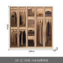 GM Luxury Wardrobe Home Bedroom Nordic Light Luxury Modern Simple Economical Glass Cloakroom Storage