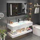 Modern Simple Bathroom Cabinet Combination Bathroom Set Bathroom Marble Wash Stand Wash Basin Wash