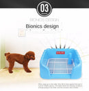 Pet Potty Urine Tray Automatic Teddy Supplies Urinal Basin Shit Small Medium Pet Flush Large Blue