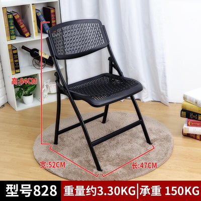 Foldable Chair Family Dining Chair Student Dormitory Armchair Simple Conference Stool Portable