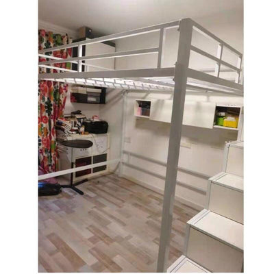 Iron Bed Loft Bed Simple Multifunctional Single Bunk Bed