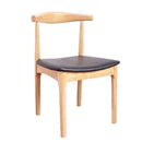 Solid Wood Horn Nordic Household Wooden Stool Backrest Chair Desk Log Dining Table Combination