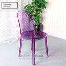 Transparent Chair European Acrylic Casual Creative Soft Bag Dining Chair Simple Personality Plastic