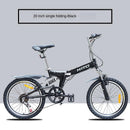 Hito 20 inch variable speed folding bike mountain bicycle shockproof male and female students