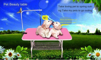 Pet Grooming Table Dog Bath Blowing Cat Hair Cutting Folding Portable Table Hanger Bracket Sling