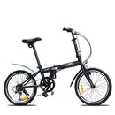 Hito 20 inch folding bicycle ultra light belt variable speed bicycle