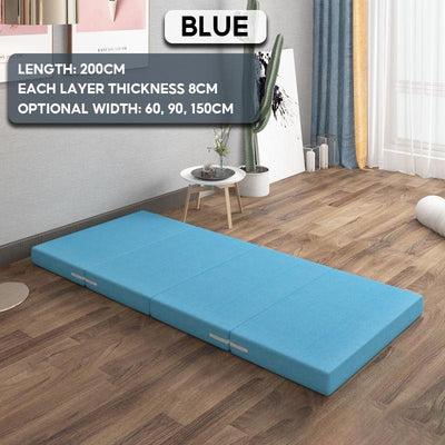 Folding mattress Folding bed Thickened sponge