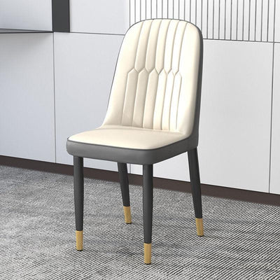 APOLLO Nordic PU Leather Dining Chair Household Soft Bag Leisure Chair Modern Hotel Chair