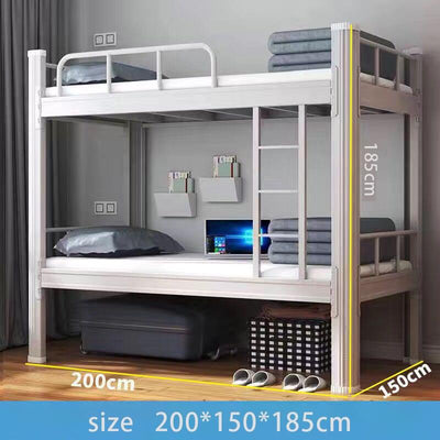 LAL Bed farme High Quality Heavy Duty Extra Thick Steel Bunk Bed Frame/Apartment Bed/Single Bunk Bed