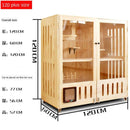 Wood Four Solid Seasons Universal Closed Luxury Apartment House Household Cat Cabinet