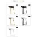 Nordic Bar Chair Bar Stool Gold Iron Stool Modern Simple Home High Chair