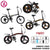 Foldable Bicycle Shimano 7-speed Variable Speed Bicycle Double Disc Brake Folding Bicycle City Road