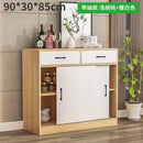 Zcm 【In Stock】Kitchen Cabinet Sideboard Sliding Door Balcony Kitchen Storage Bay Window Storage