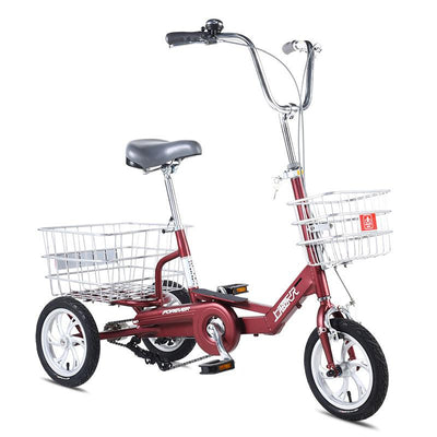 🚴Ready stock🚴Shanghai Tricycle Elderly Pedals Elderly Pedals Instead of Walking Mini Bike Adult