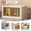 Stackable Storage Box Household Foldable Storage Cabinet Clothes Sorting Box Plastic Wardrobe Toy