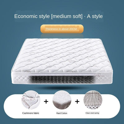 Seahorse Simmons 1.5m1.8 m Soft and Hard Independent Spring Coconut Palm Mat Home Cushion Mattress