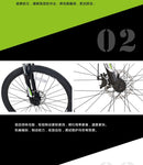 Merida Lion 610 Mountain Bike Shimano 21-speed Disc Brake Peilin Hub Bicycle Aluminum Alloy Frame