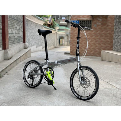 Gaotelu Foldable Bicycle 9-Speed 20 Inch Assembly Aluminum Alloy Small Wheel Men's And Women's