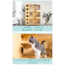 Storey Cat Villa Solid Wood Three Cat Cage Breeding Cage Cat House Cat Cabinet Household Large Free