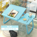 Fanenso Small Table Foldable Table Lifting Folding Bed Movable Table Notebook Computer Table