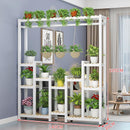 Indoor Screen Partition Living Room Xuanguan Green Flower Pot Rack Iron Floor-to-ceiling Multi-layer