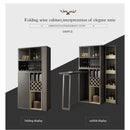 Cabinets Storage Modern Minimalist Folding Nordic Wine Cabinet