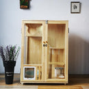 Cat House Cage Villa Solid Wood Household Cabinet Indoor Three-storey Luxury Nest Apartment