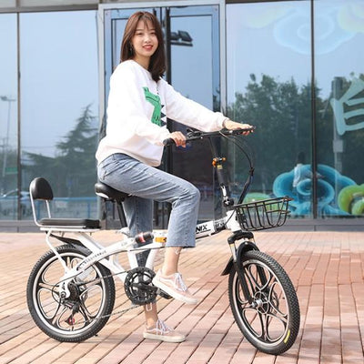 Phoenix🚴‍♀️Folding Bike Spot Road Bikes Ready Stockfolding Bicycles, Women''s Lightweight Portable