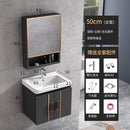 K.T Aluminum Alloy Mirror Cabinet Bathroom Cabinet Combination Small Cabinet Bathroom Integrated