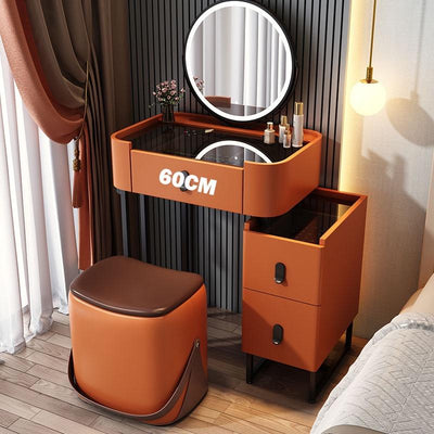 YICHANG Dressing Table With Mirror Light Luxury Vanity Table Simple Modern Bedroom Makeup Table With