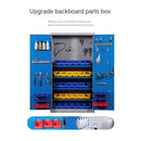 Syezyo Tool Box Trolley Cart Tool Thickened Iron Storage Cabinet for Heavy Workshop Auto Repair