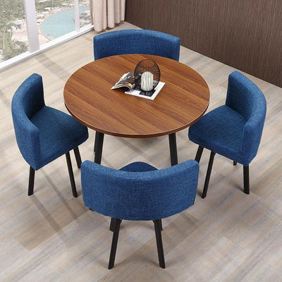 Nordic Simple Table Chair Combination Reception Table Conference Room Office Leisure Small Round