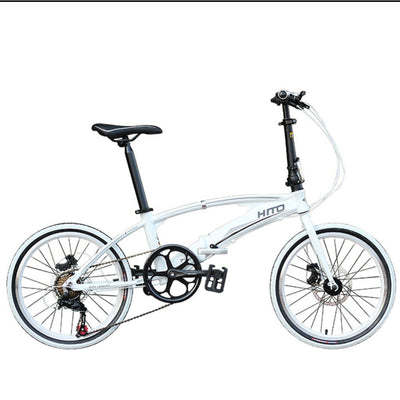 Hito X6 Foldable Bicycle 20/22-inch Double Tube Folding Bicycle Ultra-light Magnesium Alloy Portable