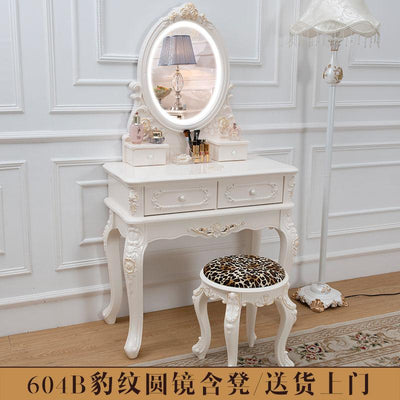 European Style Dressing Table Light Luxury Dressing Table Modern Simple Bedroom Net Red Small Family