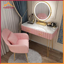 SEVEN Kiwifruit Nordic Dressing Table Bedroom Modern Simple Net Red Ins Style Marble Dressing Table