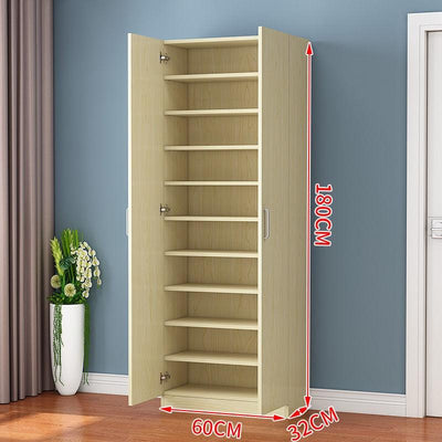 Simple Large Capacity Solid Wood Shoe Storage Multi-functional Hall Cabinet