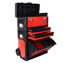 Syezyo Tool Box Cart Multifunction Tool Cart Extension Multilayer Pull Rod Type Hardware Toolbox