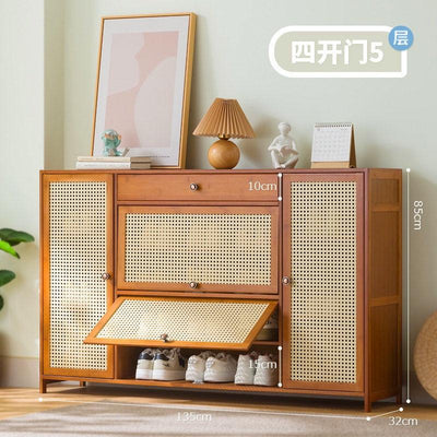 GC Shoe Cabinet Shoe Rack Cabinet Dust-proof Storage Cabinet Household Indoor Simple Entrance Large