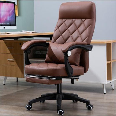 Computer Chair Office Chair Leather Seat Lifting Swivel Massage Chair