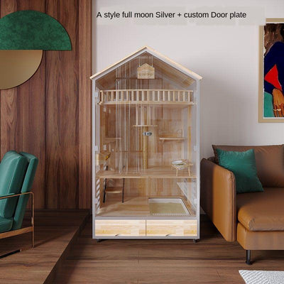 Cat Cage High-end Villa Solid Wood Luxury Three-storey