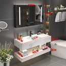 Zcm Modern Simple Bathroom Cabinet Combination Bathroom Set Bathroom Marble Wash Stand Wash Basin