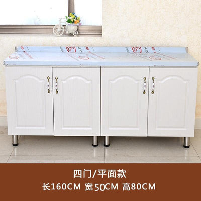 Simple Kitchen Cabinet Stainless Steel Storage Table