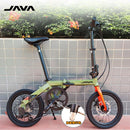 Java X1 Foldable Bicycle Aluminum Alloy Disc Brake 7 Variable Speed 16 Inch Leisure Jiawo