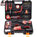 Kafwell 109 piece lithium electric drill pistol drill toolbox electric screwdriver tool set